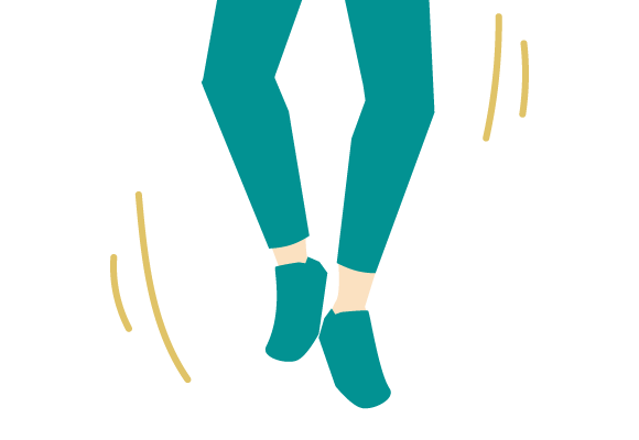 足が軽くなった！？